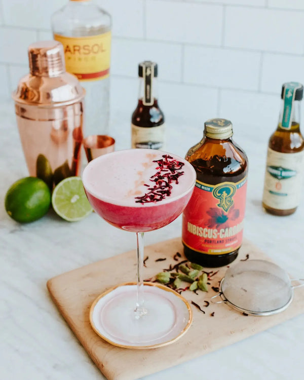 Portland Syrups - Hibiscus-Cardamom (12 oz)