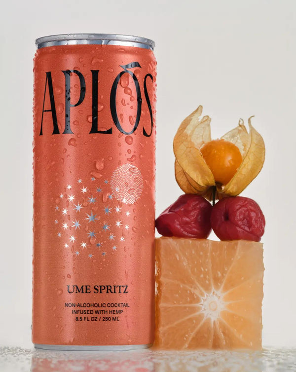 Aplós Ume Spritz — Non-Alcoholic Functional Cocktail with Lion's Mane (8.5 oz)