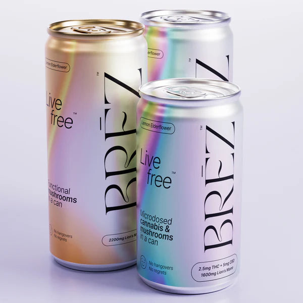 Brez - Flow Adaptogen Infused Social Tonic with Lion's Mane (12 oz)