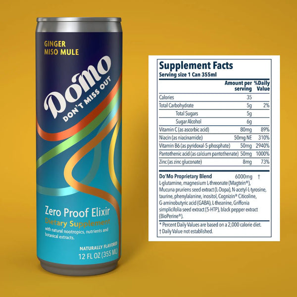 Do'Mo Zero Proof Elixir - Ginger Miso Mule