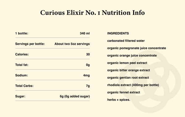 Curious Elixirs - Curious Elixir No. 1 Booze-Free Cocktails
