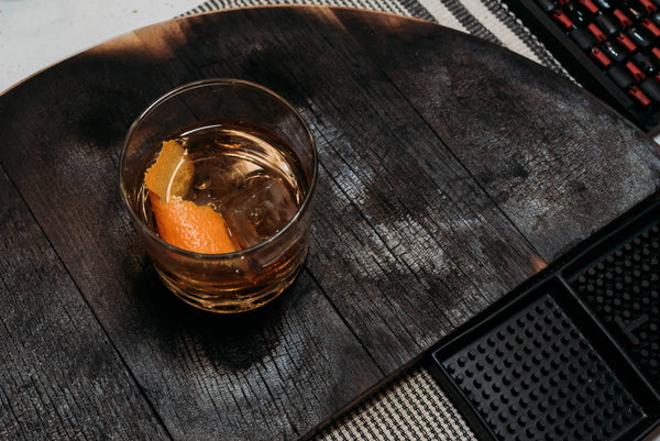 Spirits WIth Smoke - Half Circle Smoking Board