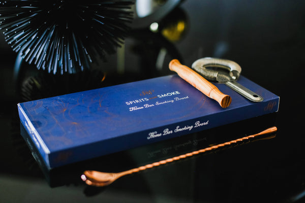 Spirits WIth Smoke - Home Bar Smoking Board