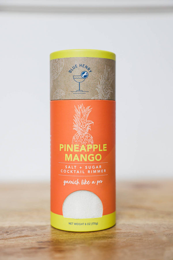 BlueHenry Pineapple Mango Rimming Sugar + Salt (6 oz)