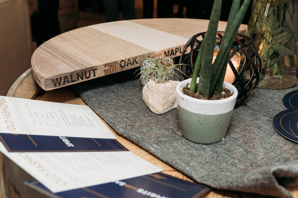 Spirits WIth Smoke - Half Circle Smoking Board