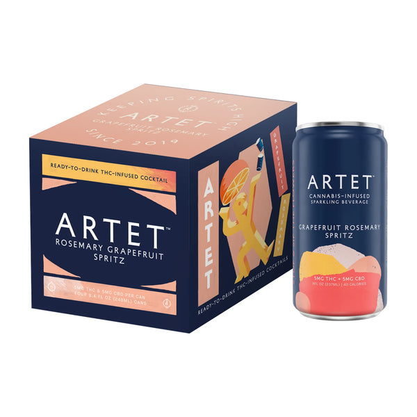 Artet - Rosemary Grapefruit Spritz (5 mg CBD / 5 mg THC)