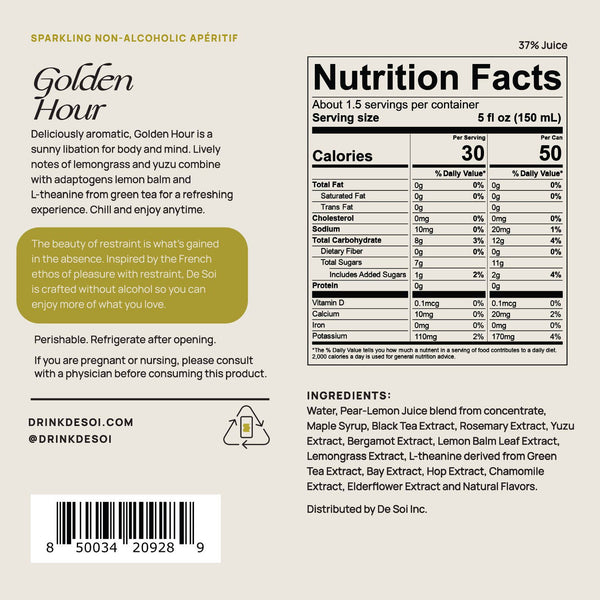 De Soi Golden Hour - (8 fl oz)