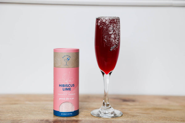 BlueHenry Hibiscus Lime Rimming Sugar (6 oz)