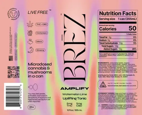 Brez - Amplify (Watermelon & Lime)