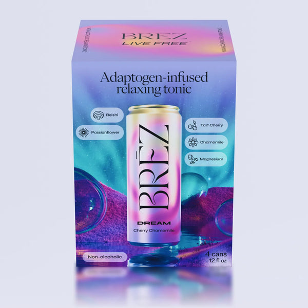 Brez - Dream Adaptogen Infused Relaxing Tonic (Sparkling Cherry Chamomille)