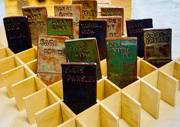 Personalized Garden Markers with AU Ceramics