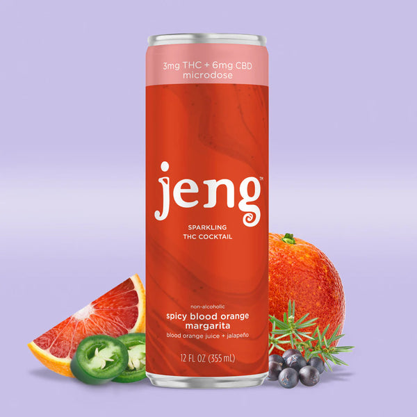 Jeng - THC Infused Spicy Blood Orange Margarita