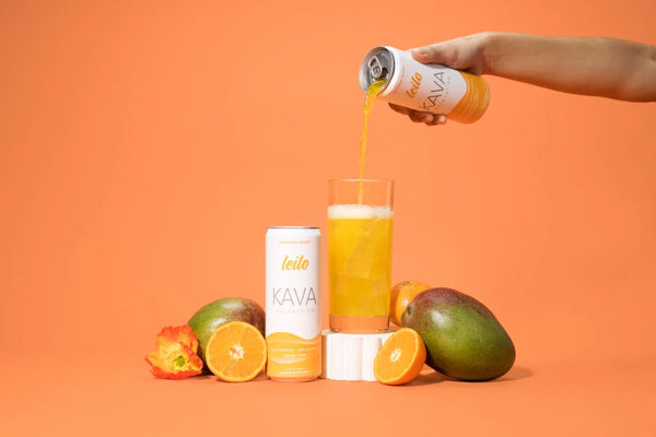 Leilo - Kava Relaxation Sparkling Tangerine Mango