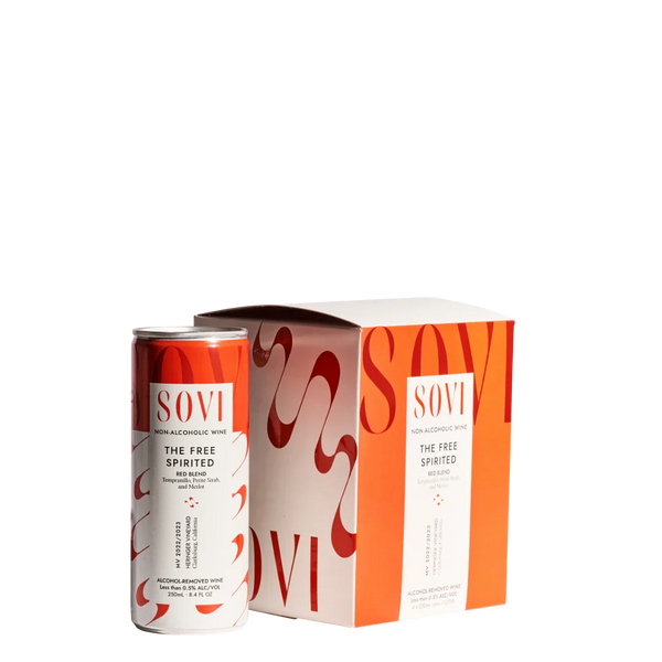 Sovi The Free Spirited Red Blend, 4-pack of 250 ml cans