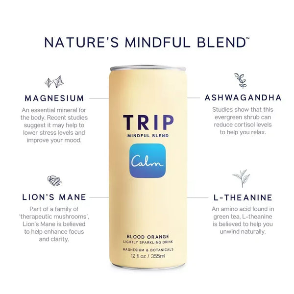 Trip - Blood Orange Mindful Blend Blood Orange Sparkling Botanical Drink