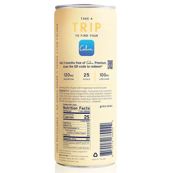 Trip - Blood Orange Mindful Blend Blood Orange Sparkling Botanical Drink