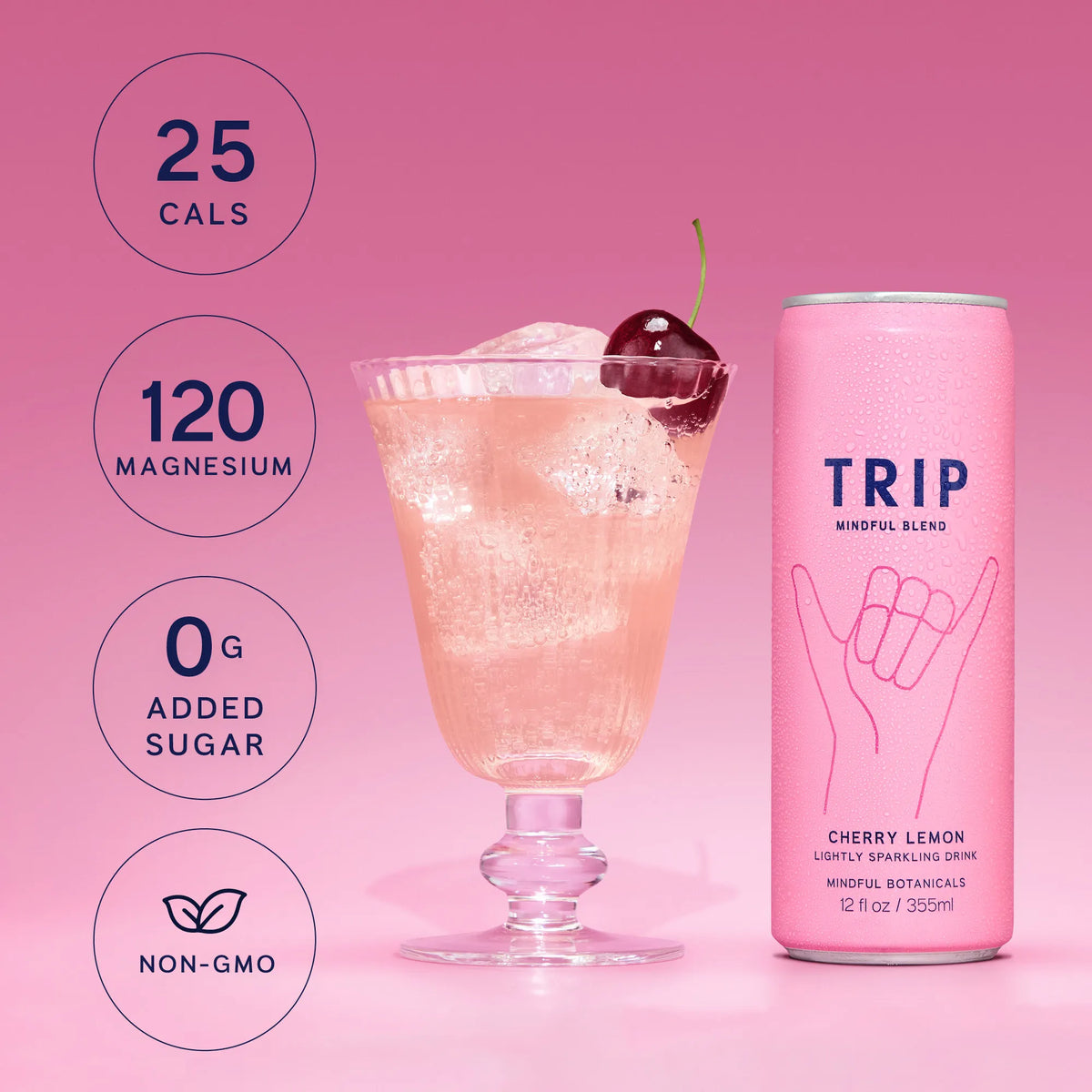 Trip Mindful Blend Cherry Lemon (Adaptogen) – Swizzle: The Alcohol