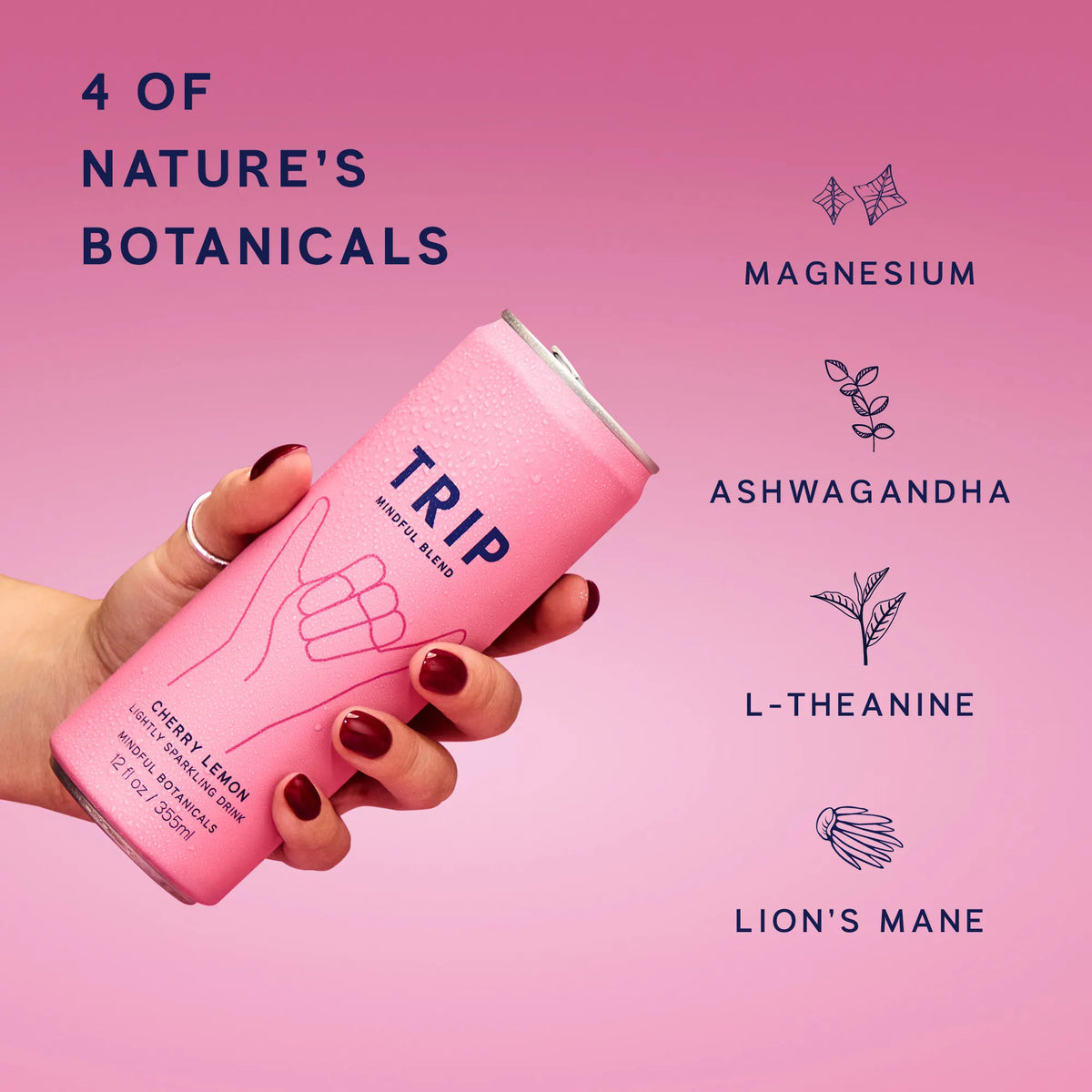 Trip Mindful Blend Cherry Lemon (Adaptogen) – Swizzle: The Alcohol