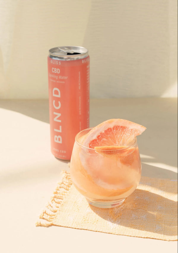 BLNCD - CBD Sparkling Water - BLISS (Pink Grapefruit) 20 mg