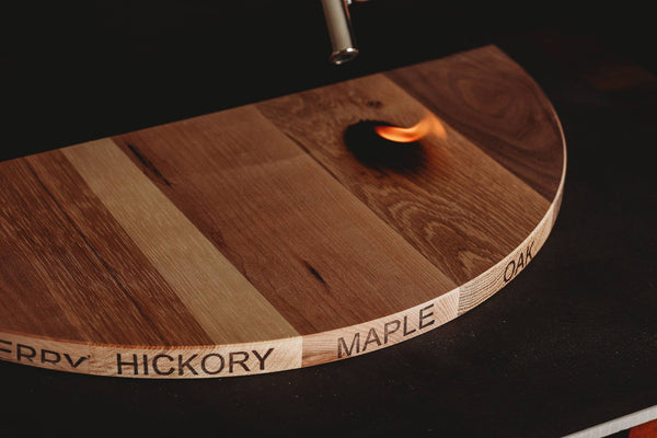 Spirits WIth Smoke - Half Circle Smoking Board