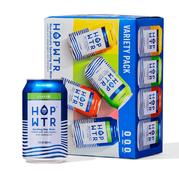 HOP WTR Mixed Flavors variety 12-pack sparkling hop water