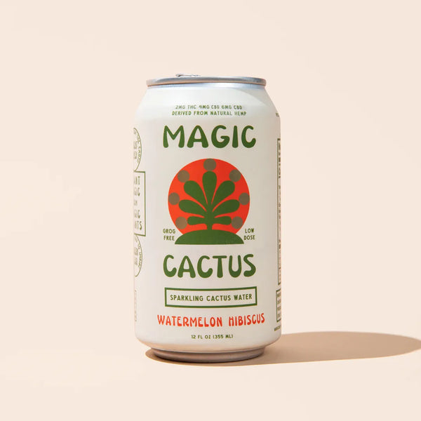 Magic Cactus - Watermelon Hibiscus - Low-Dose THC CBD Hemp Drinks