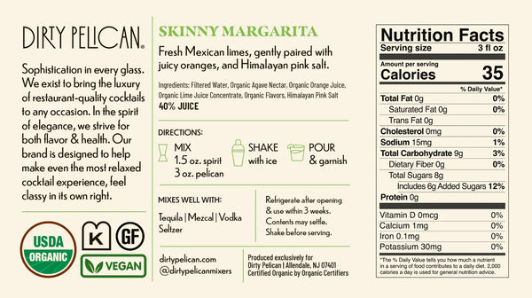 Dirty Pelican - Skinny Margarita