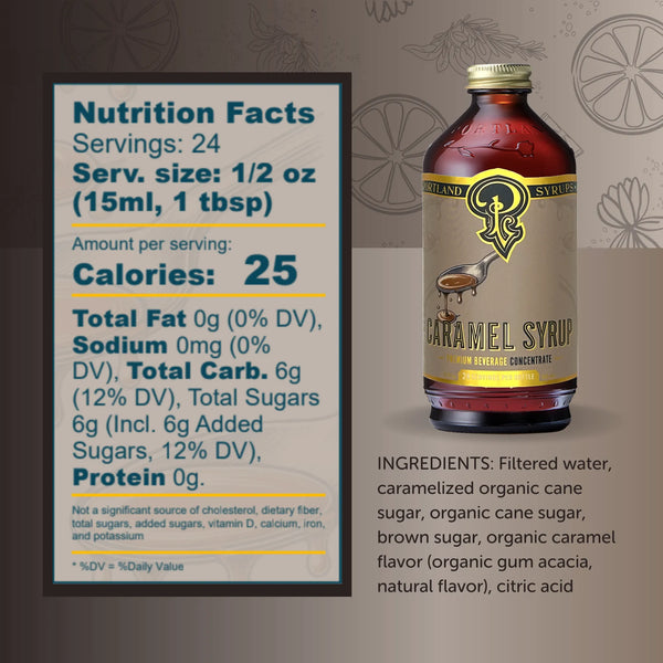 Portland Syrups - Caramel Syrup (12 oz)