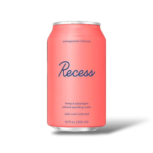 Recess - Pomegranate Hibiscus Hemp & Adaptogen Infused Water