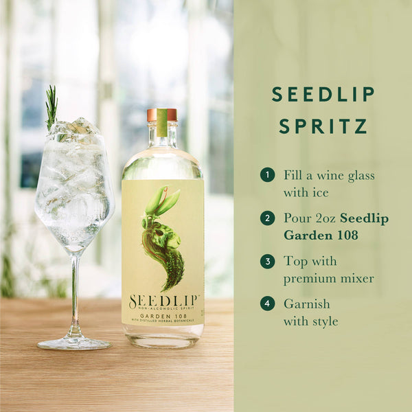 Seedlip Garden 108, Non-alcoholic Spirit (23.7 fl oz)