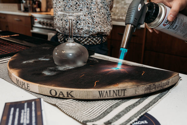 Spirits WIth Smoke - Half Circle Smoking Board, alcohol-free
