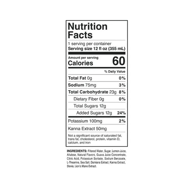 The Creative Department Social Formula - Guava Basil Kanna Beverage (12 oz)