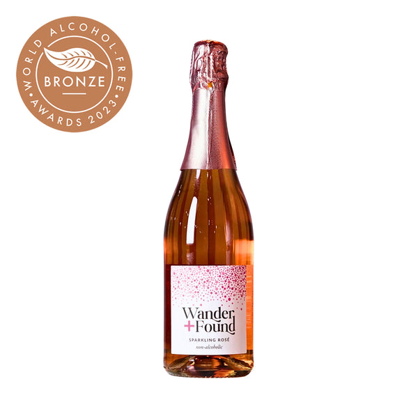 Wander + Found Non Alcoholic Sparkling Rosé