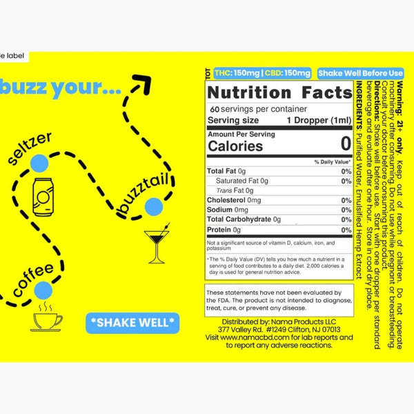 Nama - Buzz Drops (60 servings)