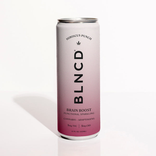 BLNCD - Cannabis + Adaptogen THC Elixir - Brain Boost (Hibiscus Punch) - 5 mg
