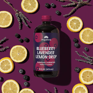Modica: Blueberry Lavender Lemon Drop (16 oz), alcohol-free