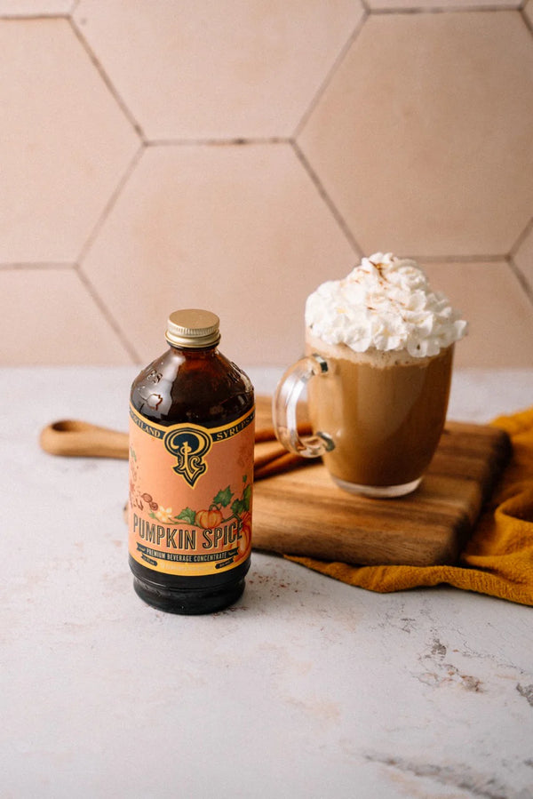 Portland Syrups - Pumpkin Spice Syrup Cocktail/Mocktail Mixer (3.4 oz)