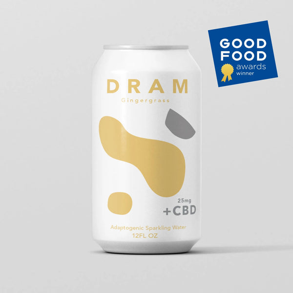 DRAM | Gingergrass CBD Botanical Sparkling Water (4 Pack)