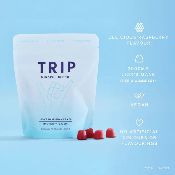 Trip - Raspberry Lion’s Mane Gummies