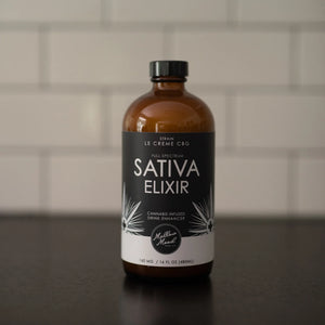 Mellow Mood Hemp Co - Elixir Sativa Le Creme, alcohol-free