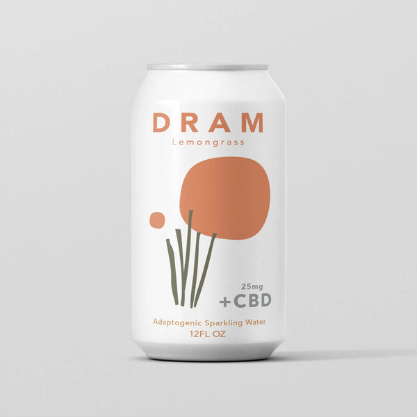 DRAM | Lemongrass CBD Botanical Sparkling Water (4 Pack)