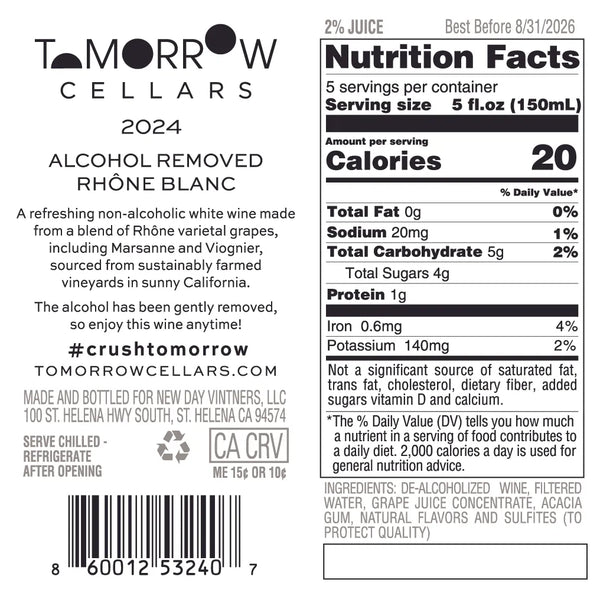 Tomorrow Cellars - Rhône Blanc