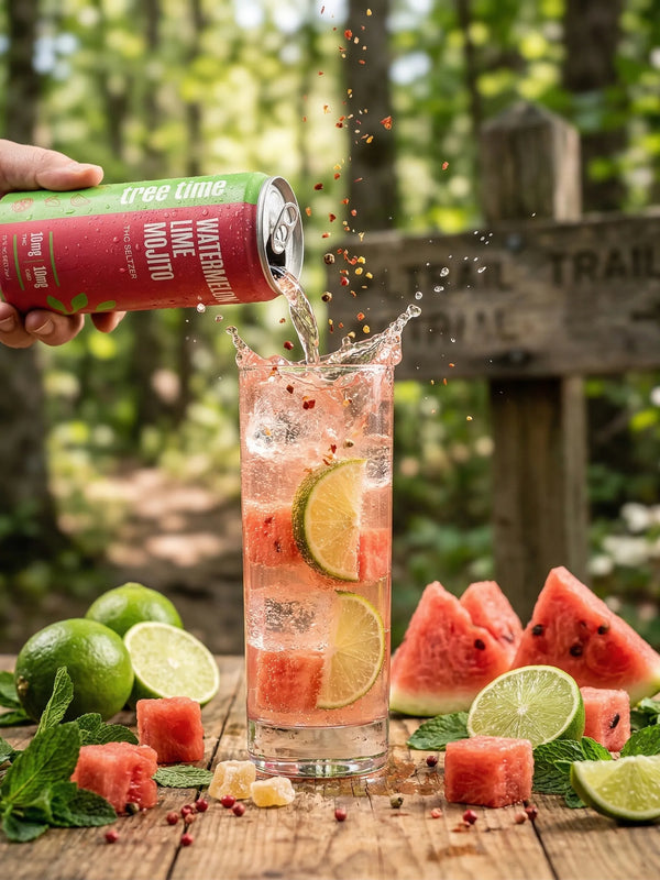 Tree Time - Watermelon Lime Mojito (10 mg THC, 10 mg CBD)