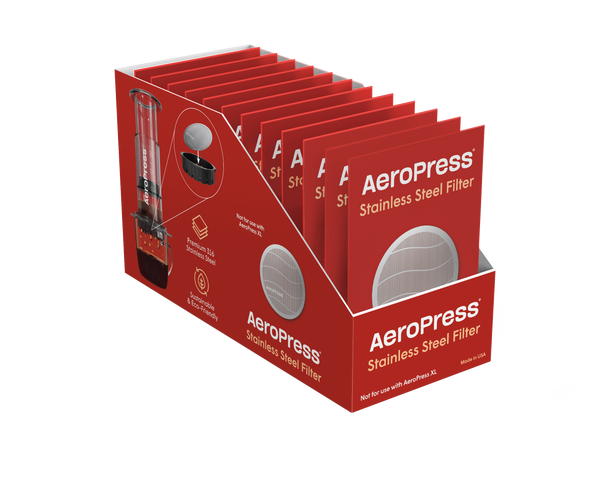 AeroPress - AeroPress Stainless Steel Reusable Filter, alcohol-free