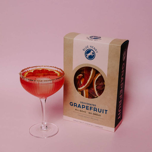 BlueHenry LLC - Dehydrated Grapefruit Half Slices, alcohol-free