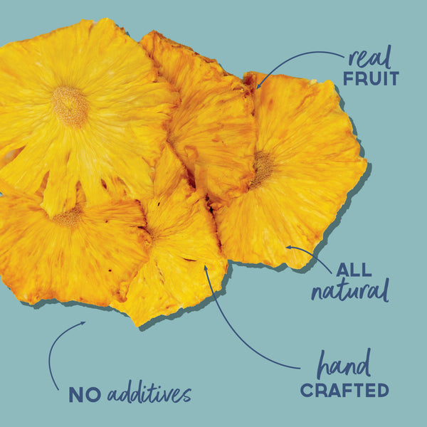 BlueHenry LLC - Dehydrated Pineapple Wheels, alcohol-free