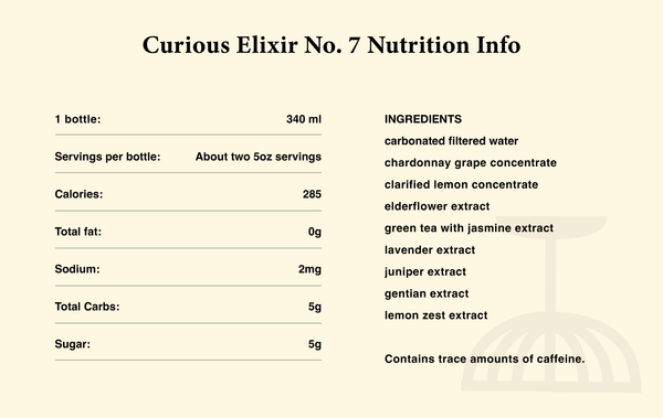 Curious Elixirs - Curious Elixir No. 7 Booze-Free Cocktails (4 pack), alcohol-free