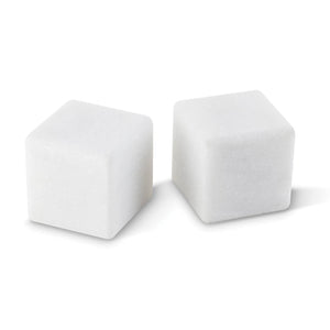 Fox Run Brands - Extra Large Marble Whiskey Chilling Stones, Set of 2, White, alcohol-free