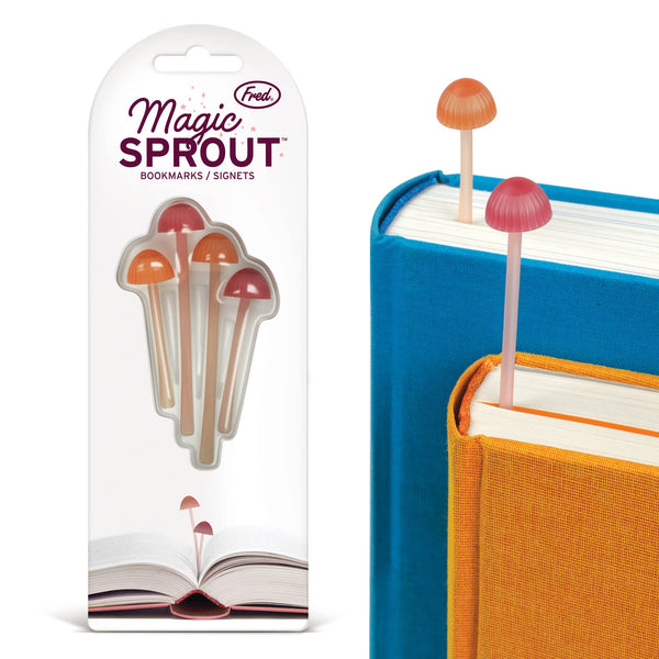 Fred & Friends - Magic Sprout - Mushroom Bookmarks - Set of 4