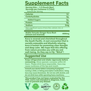 Karuna Kava Spiced Mint Gor Gor kava pouch, 12oz triple shell